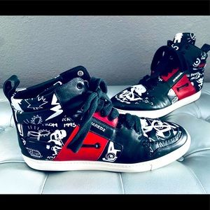 Dsquared2 Men’s High Top Graffiti Sneakers - Excellent Cond. - Worn Once! - 45